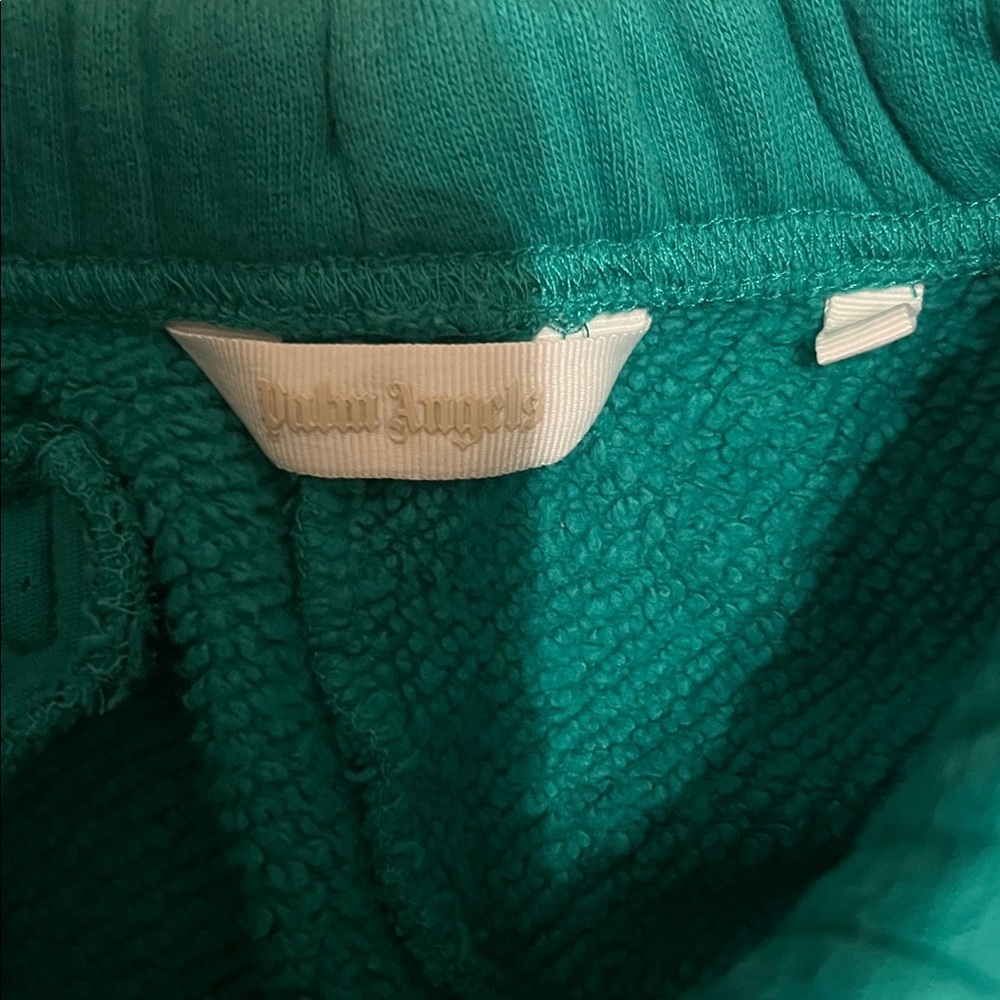 Palm Angels Girls Classic Overlogo Sweatpant, Green size 6 - Picture 3 of 9